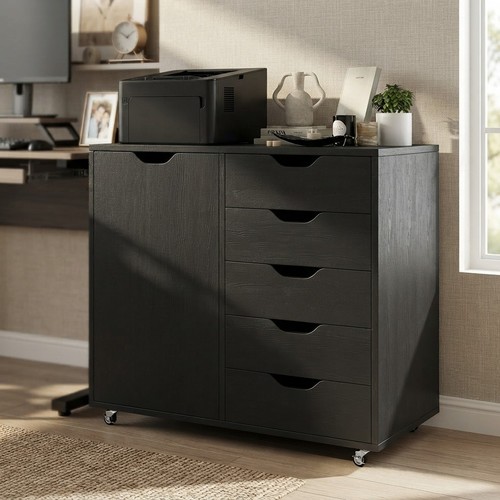 Durable black filing cabinet - durable,