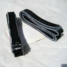 Vintage Washed Black Belt For Karate Taekwondo Jiu-Jitsu Judo Martia Arts