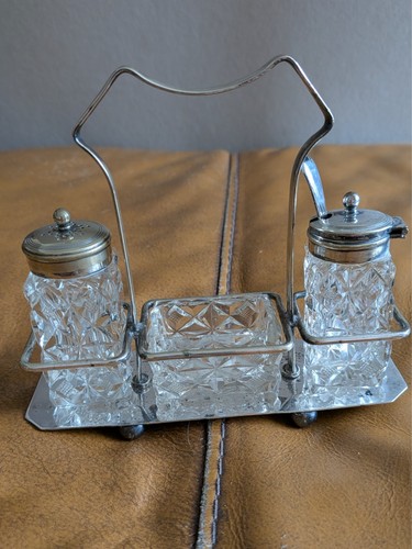 Vintage silver plated - vintage, cruet
