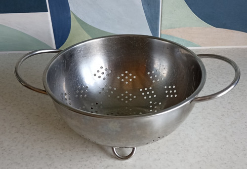 Vintage stainless steel footed - vintage,