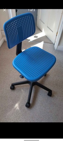 Ikea desk chair blue - ikea, in