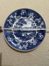 Wedgewood Plate Blue Landscape