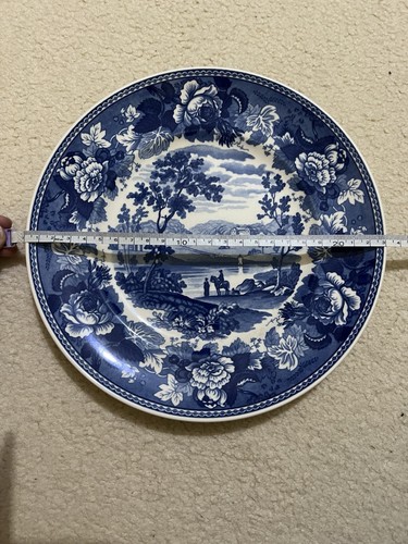 Wedgewood plate blue landscape - wedgewood,