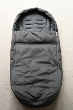 Mamas and Papas BLACK Ocarro Armadillo Pram Cold Weather PLUS Footmuff Cosytoes