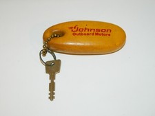 Vintage Johnson Outboard Motors Floating Key Fob / Ring   Ideal 70'S Film prop