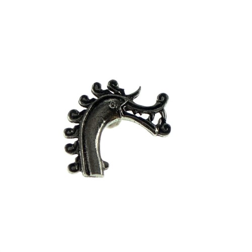 Viking dragon head pewter - dragon,