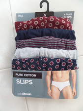 M&S Mens 5 Pack Pure Cotton
