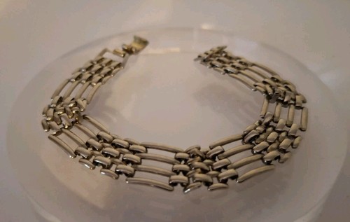 Vintage panther link silver - vintage,