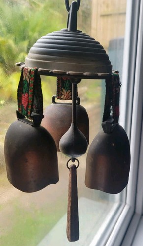 Vintage swiss cow bells goat - cow,