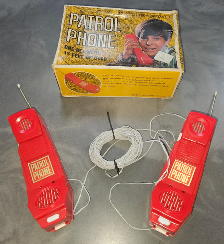 Vintage patrol phone - patrol, walkie