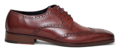 Men burgundy leather - men's,