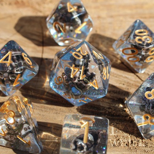Pirate ship layered dnd dice - layered,