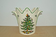 Spode Christmas Tree - Very Rare Handled Pierced Champagne / Ice Bucket (#80)