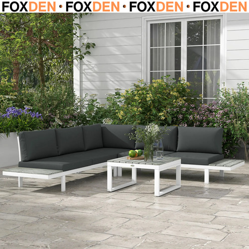Piece garden corner sofa set - piece,