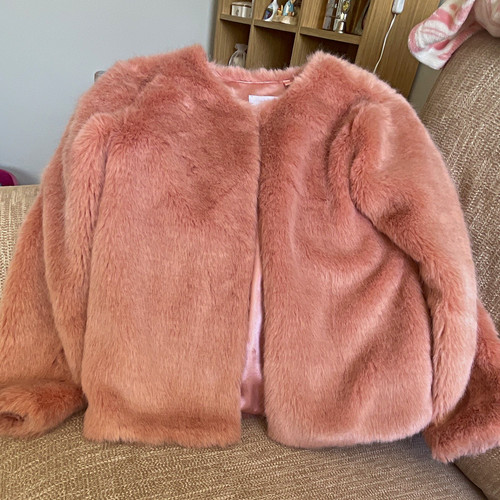 Girls pink faux fur lined - pink,