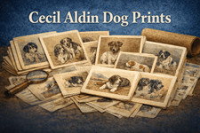 Cecil Aldin Dog Prints Vintage