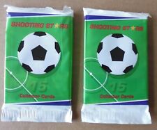 MERLIN SHOOTING STARS 1991/2 FOOTBALL Cards UNOPENED PACKETS x 2