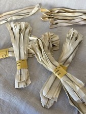 ONE Deadstock Original 60's VTG Lightning Zip 7" Vintage Zipper Cotton Runner x1