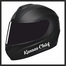 2 x Personalised motorbike name stickers decals, helmet, fairing, windshield