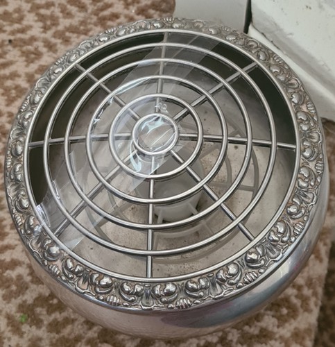 Vintage silver plated rose - plated,