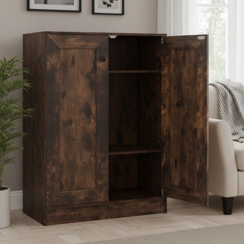 Wooden storage cabinet rustic - cabinet,