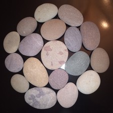 Large colourful pebbles for