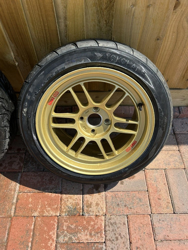 Gold 15x8 enkei rpf1 with - gold,