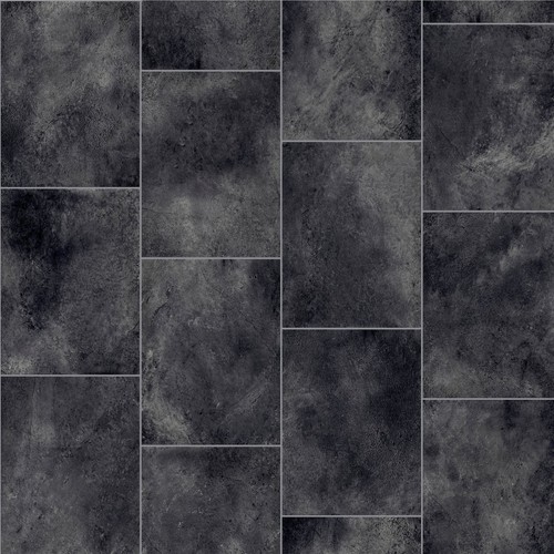 Dark slate vinyl lino flooring - dark,