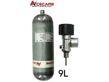 Acecare 9L ce Scuba Diving Tank 4500psi 300bar Carbon Fiber Air Tank with Valve