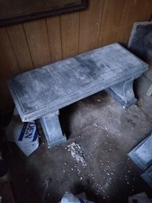 garden bench stone Patio bench