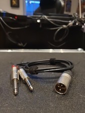 Y-Cable XLR (Male) / 2x Jack Mono (Male)