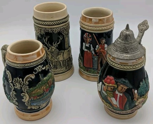 Lot vintage beer - of, stein