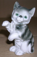 Vintage grey tabby cat - vintage,