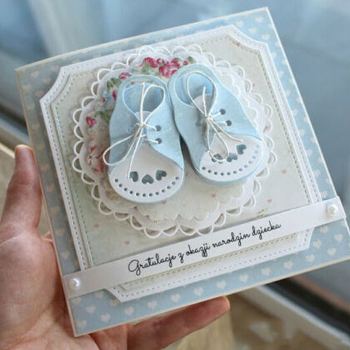 Metal cutting dies baby shoes - metal,