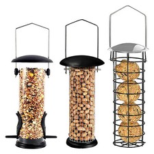 Wild Bird Hanging Seed Feeder Peanut Nut Feed Fat Ball Feeders Garden