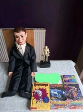 Goosebumps Style Ventriloquist  Dummy Doll,Wallet,Curly Spinner & Books.