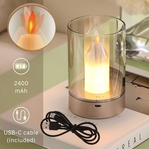 Night candle lamp cordless - night,