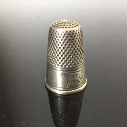 Sewing thimble silver - sewing,