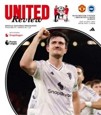 * 2025/26 - MAN UTD HOME PROGRAMMES - CHOOSE FROM LIST *