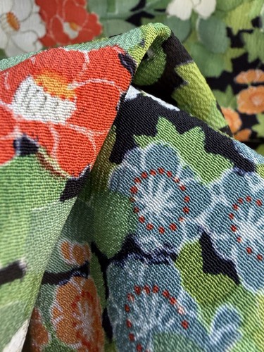 Vintage 1950s japanese printed - vintage,