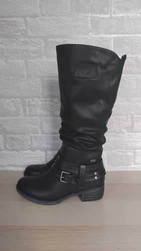 Rieker damen tex black leather - damen,