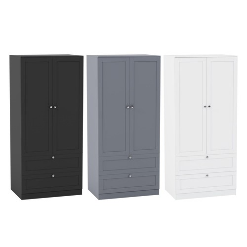 Modern spacious wardrobe - modern,