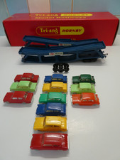 Hornby Tri-Ang R666 Motorail Articulated Car Carrier With 12 Minix Cars Boxed