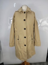 Timberland Hyvent Women's 3 in 1 Beige Long Mac Coat + Body Warmer Size L UK