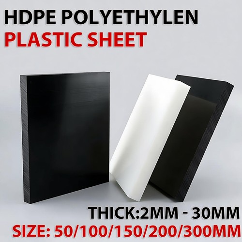 Hdpe flat black white - black,