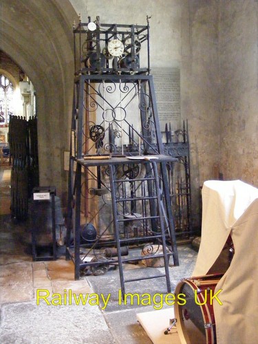 Photo church turret clock - -,