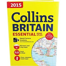 2015 Collins Britain Essential Road Atlas By Collins