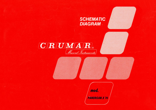 Crumar panorgan service - crumar, x-76
