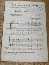 The Oxford Choral Songs SHEET