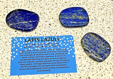Thumb Stone Lapis Lazuli Gemstone Protective tumblestone worry 40-50mm